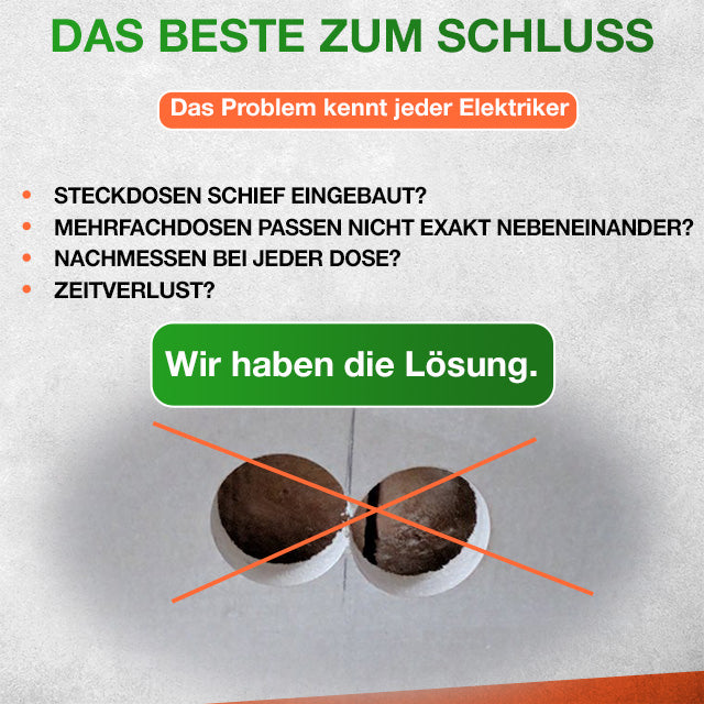 Bohrschablone Steckdosen für beste Ergebnisse