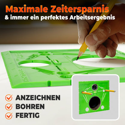 WC Fliesen Trockenbau Schablone