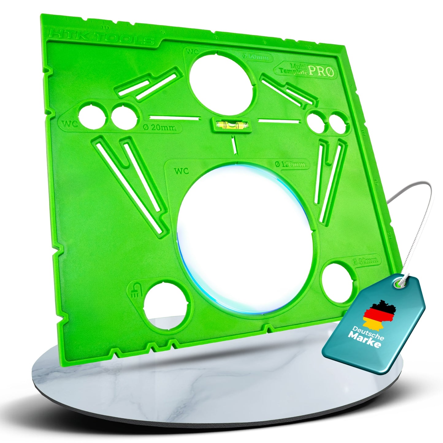 WC Fliesen Trockenbau Schablone