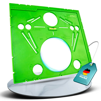 WC Fliesen Trockenbau Schablone